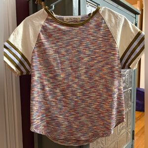 We The Free Multicolor Raglan Tee